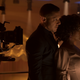 Theo Rossi and Alfre Woodard on the set of Luke Cage.